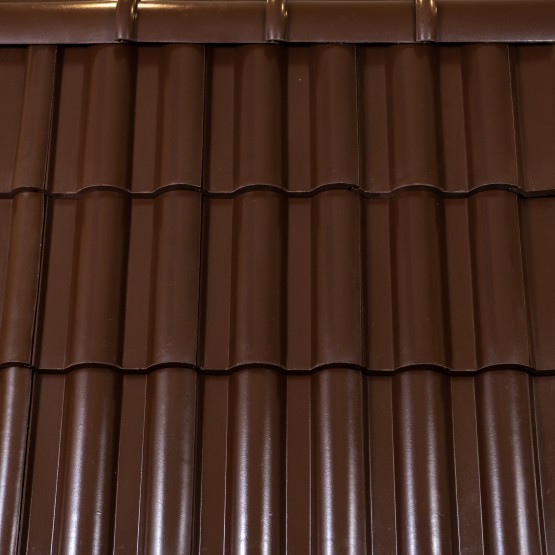 Черепиця рядова “панська” коричнева