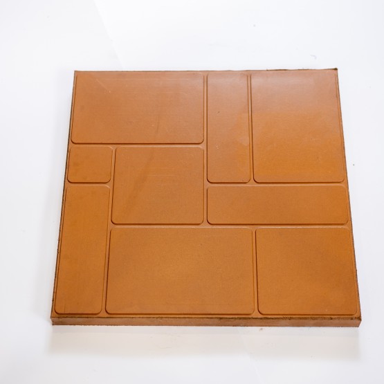 Полимерпесчаная плитка кирпичная 333х333х25 мм (9 шт/м2)